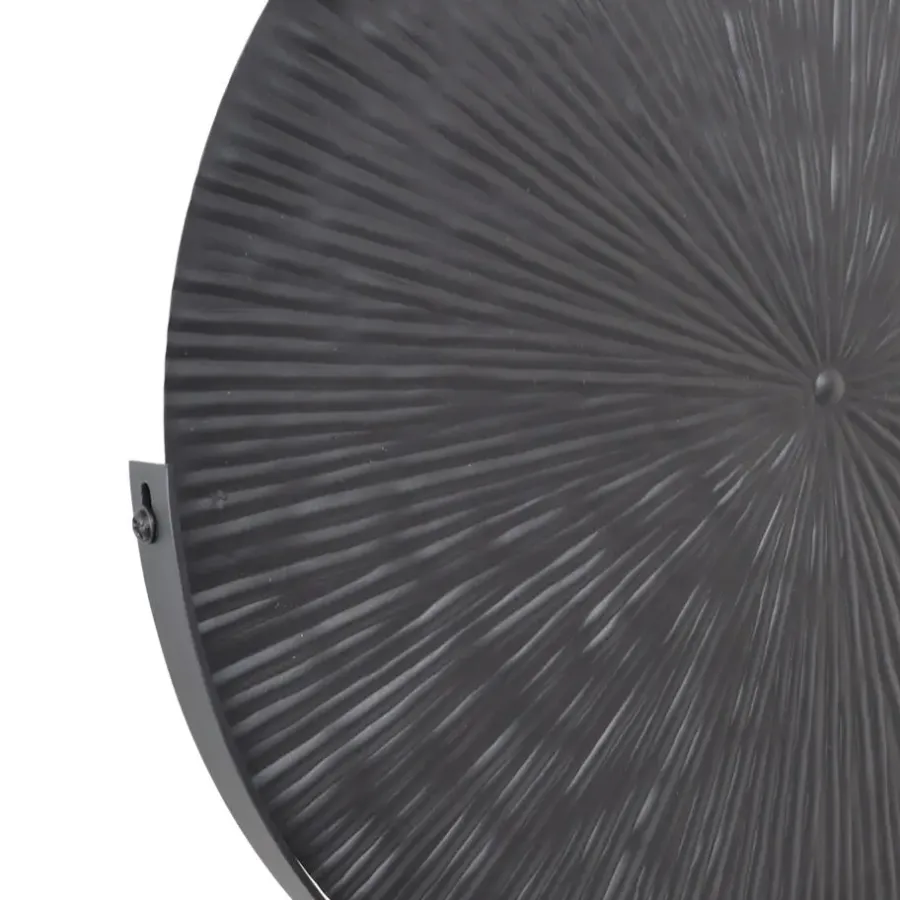 LOFT42 Burst Ornament op voet - Zwart Metaal Ø36cm