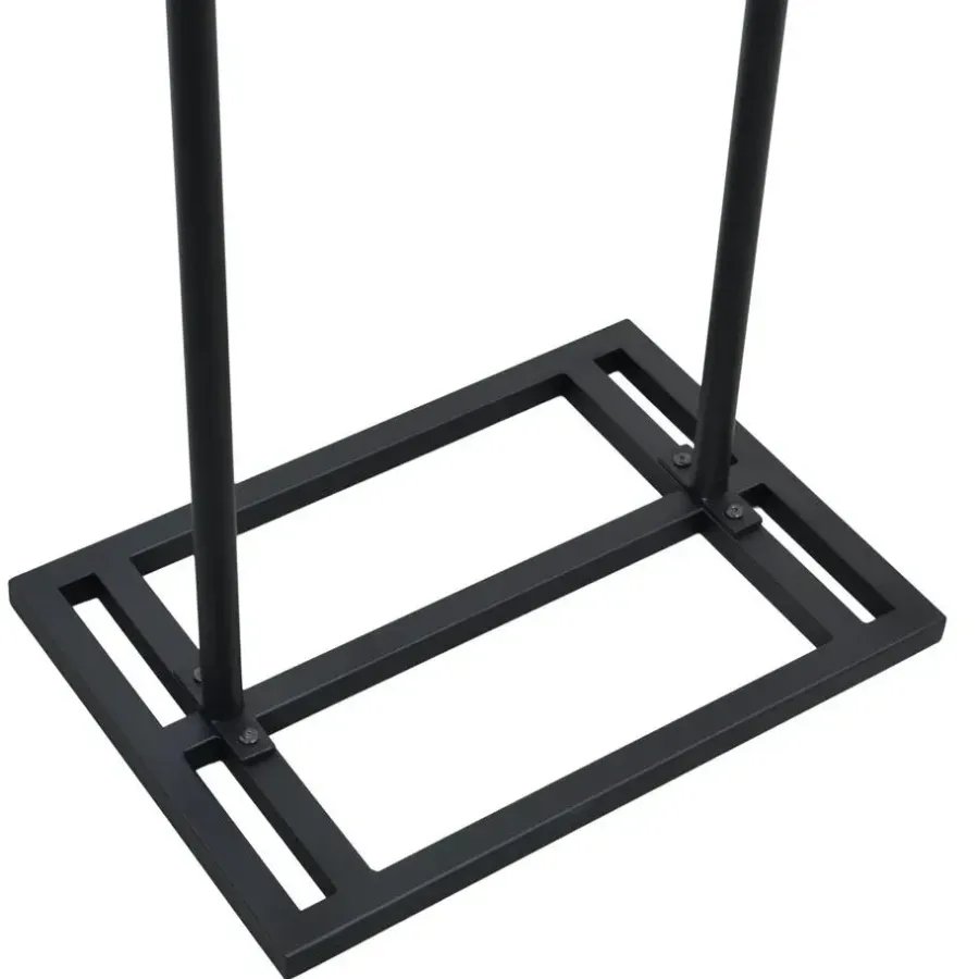 Kledingopbergers|Kledingrekken-Loft24 LOFT42 Fabri2 - Kledingrek Staand - 160x50x35 - Zwart