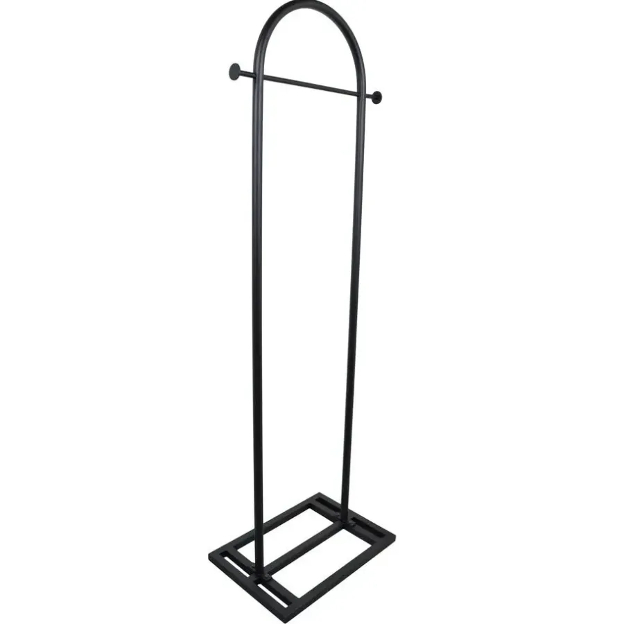 Kledingopbergers|Kledingrekken-Loft24 LOFT42 Fabri2 - Kledingrek Staand - 160x50x35 - Zwart