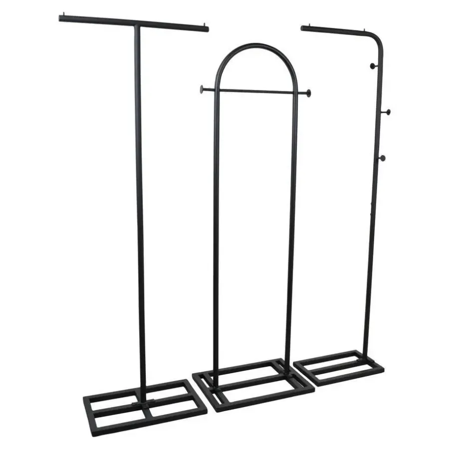 Kledingrekken|Kledingrekken-Loft24 LOFT42 Fabri1 - Kledingrek Staand - 170x40x25 - Zwart