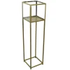 Loft24 LOFT42 Flint Staand Windlicht Antique Messing - Metaal