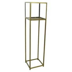 Loft24 LOFT42 Flint Staand Windlicht Antique Messing - Metaal