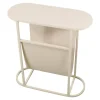 LOFT42 Frits Bijzettafel met Tijdschriften- of Krantenbak Beige