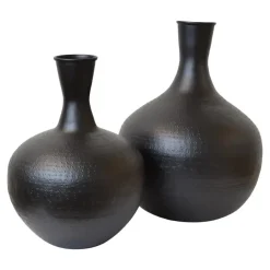 Vazen-Loft24 LOFT42 Gusto Small - Vaas - Zwart metaal -35x26