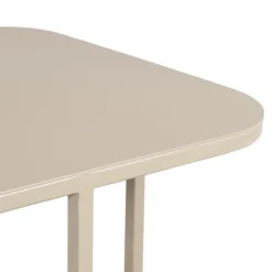 Loft24 LOFT42 Inris Bijzettafel - Metaal - Beige -51x35x55