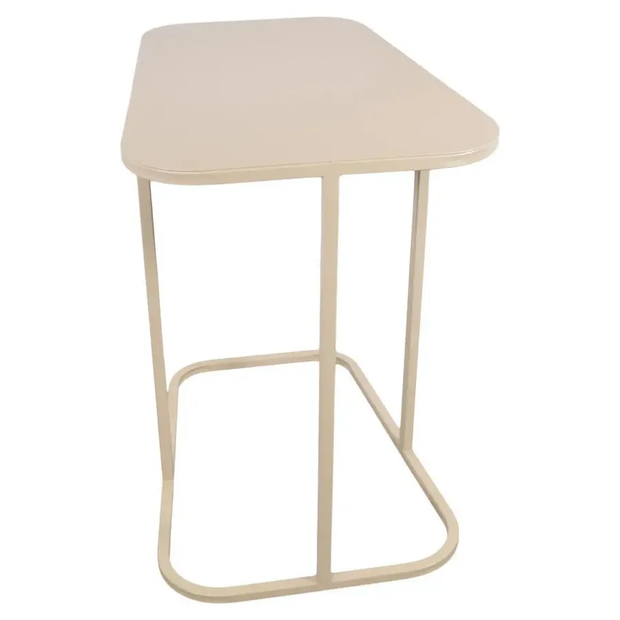 Loft24 LOFT42 Inris Bijzettafel - Metaal - Beige -51x35x55