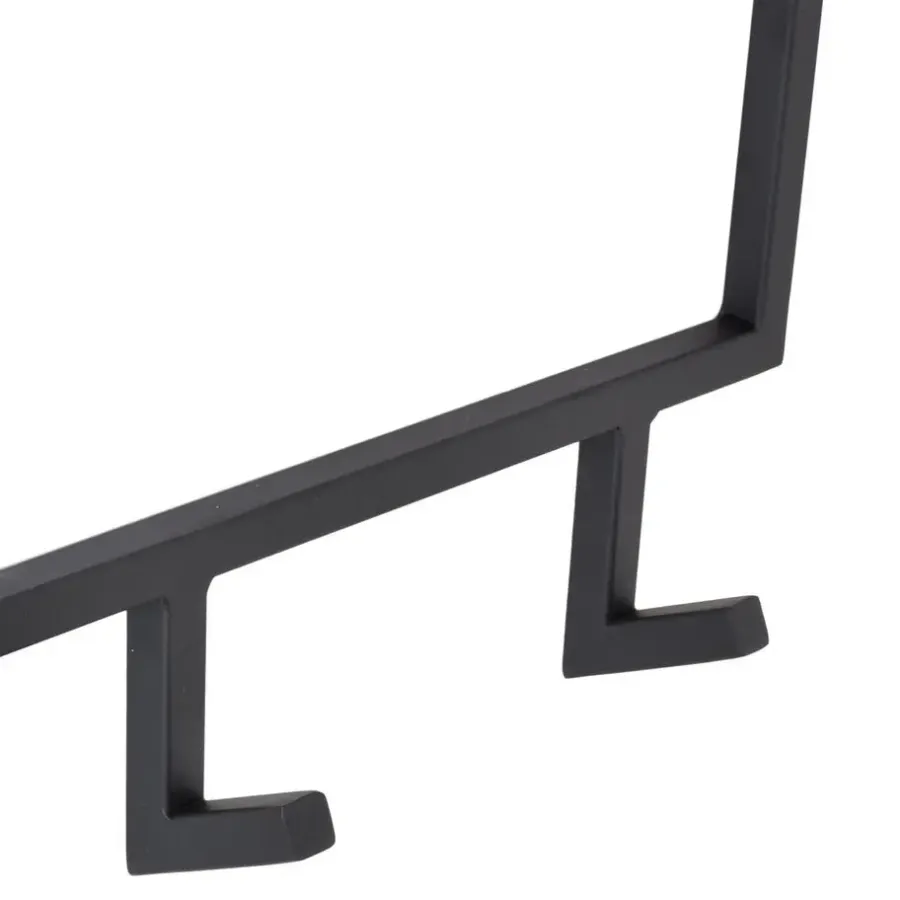 Kapstokken-LOFT42 Jip Kapstok - 12 haken - Metaal - Zwart - 100x80x33