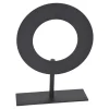 LOFT42 Joris Ornament op voet - Zwart Metaal Ø25cm