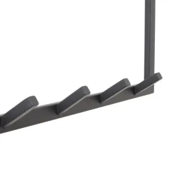 Loft24 LOFT42 Kapstok Jaimy - Zwart – Metaal – 6 dubbele haken - 80x80x30