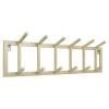 Kapstokken-Loft24 LOFT42 Kapstok Jaimy Single - Beige – Metaal – 6 dubbele haken - 80x24x12