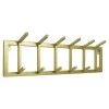 Kapstokken-Loft24 LOFT42 Kapstok Jaimy Single - Goud – Metaal – 6 dubbele haken - 80x24x12