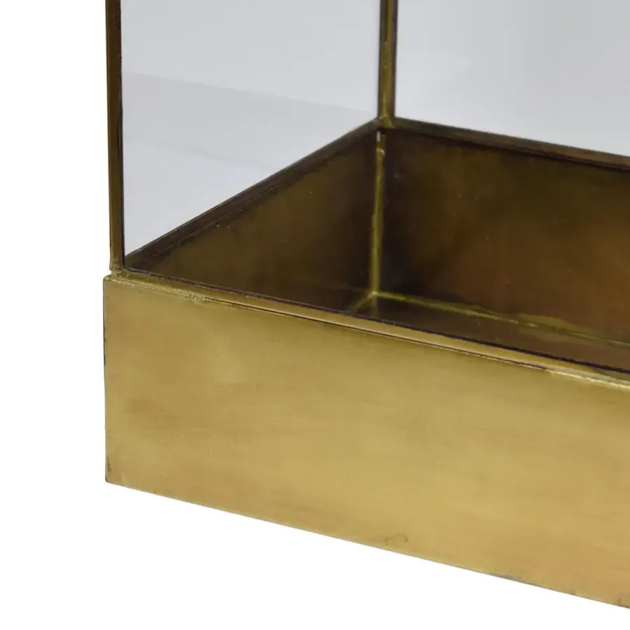 Loft24 LOFT42 Liva Large Windlicht - Goud - Metaal - 30x21x30