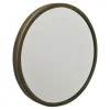 Spiegels-Loft24 LOFT42 Mirror Spiegel Rond L Antiek Messing - Metaal - Ø45