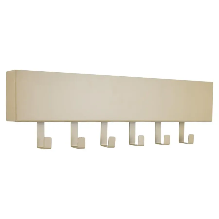 Loft24 LOFT42 Mula Wandkapstok - 61x19x6 - Beige - Metaal - 6 haken