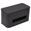 Opbergboxen-Loft24 LOFT42 Pali Tissuebox - Metaal - Zwart