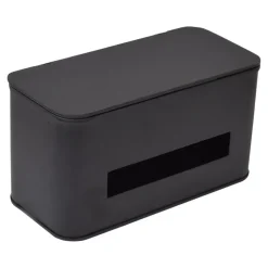 Opbergboxen-Loft24 LOFT42 Pali Tissuebox - Metaal - Zwart