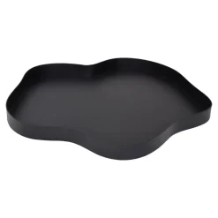 Loft24 LOFT42 Serva Organisch Metalen Dienblad – Zwart – Ø40 cm