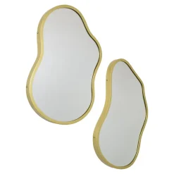 Spiegels-Loft24 LOFT42 Spiegel Sona2 - Organische vorm - Metaal - Goud - 62x38