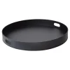 Dienbladen-Loft24 LOFT42 Tray Metalen Dienblad – Zwart – Ø60 cm