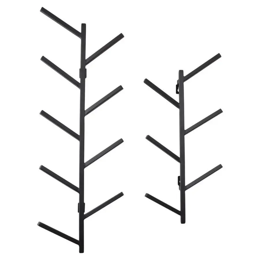 Loft24 LOFT42 Tree Kapstok - Zwart – Metaal – 9 haken - 74x25x8
