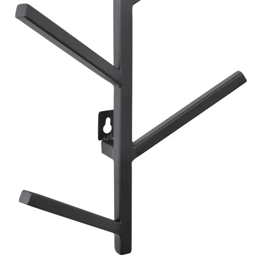 Loft24 LOFT42 Tree Kapstok - Zwart – Metaal – 9 haken - 74x25x8