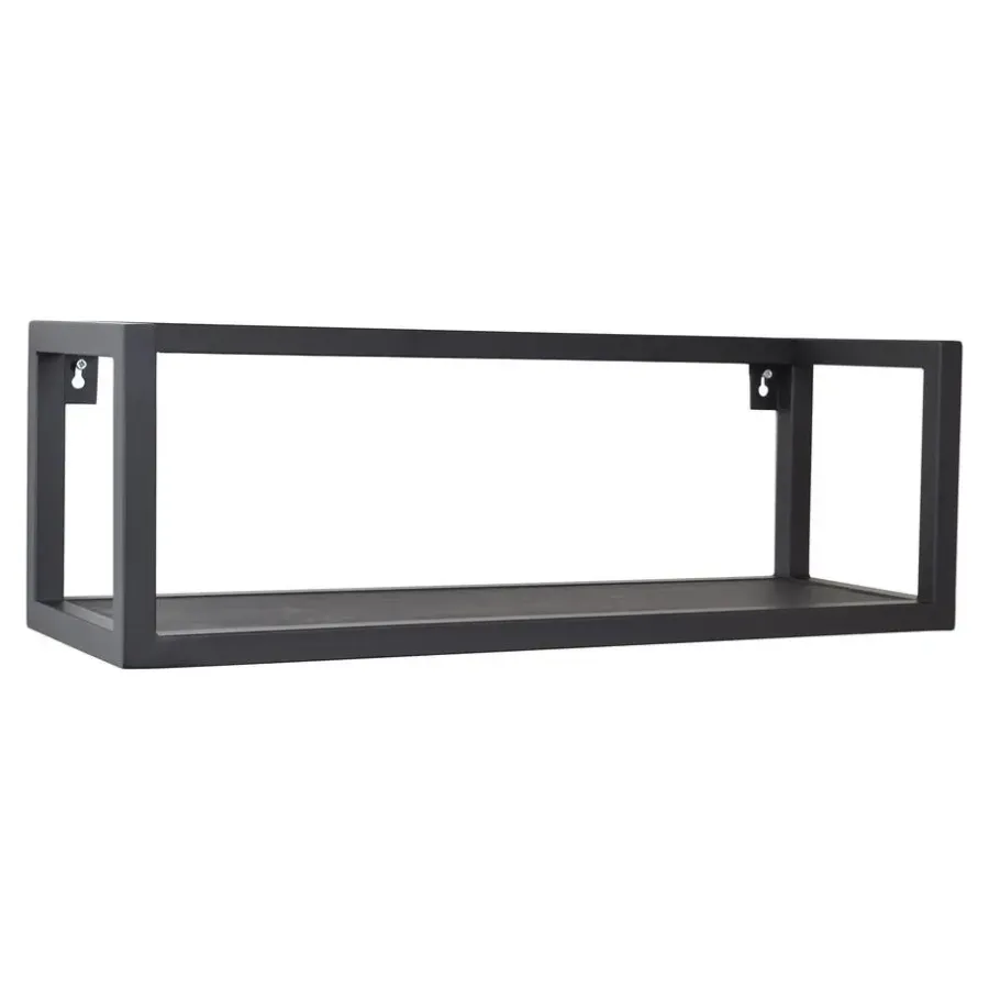 Wandrekken-Loft24 LOFT42 Vegas Wandplank - Zwart - 60x20x20