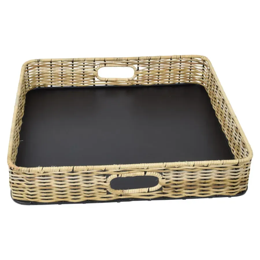 Dienbladen-Loft24 LOFT42 Wivo Dienblad - Bamboe - 40x40x8