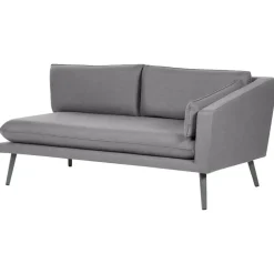 Beliani LORETELLO - Loungebank 3-zits - Grijs - Links - Polyester