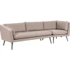 Loungebanken-Beliani LORETELLO - Loungebank 3-zits - Beige - Polyester