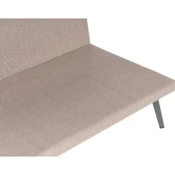 Loungebanken-Beliani LORETELLO - Loungebank 3-zits - Beige - Links - Polyester