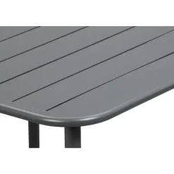 Tuintafels-Leen Bakker Lounge dinging tafel Paris - aluminium - 66x90x90 cm