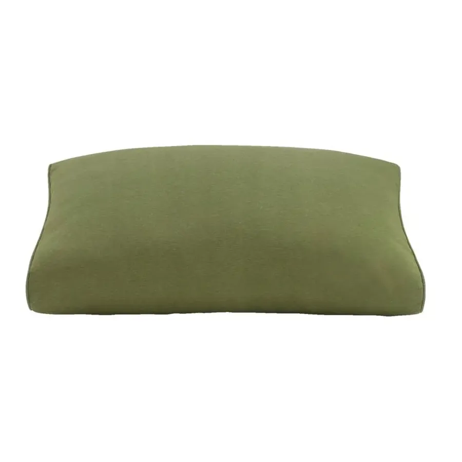 Loungekussens-Leen Bakker Loungekussen Brest rug/zij - donkergroen - 60x43 cm