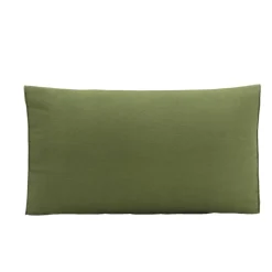 Leen Bakker Loungekussen Brest rug/zij - donkergroen - 73x43 cm