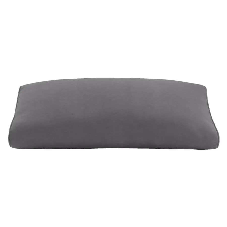 Loungekussens-Leen Bakker Loungekussen Brest rug/zij - grijs - 73x43 cm