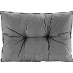 Leen Bakker Loungekussen Florence rug - grijs - 60x43 cm