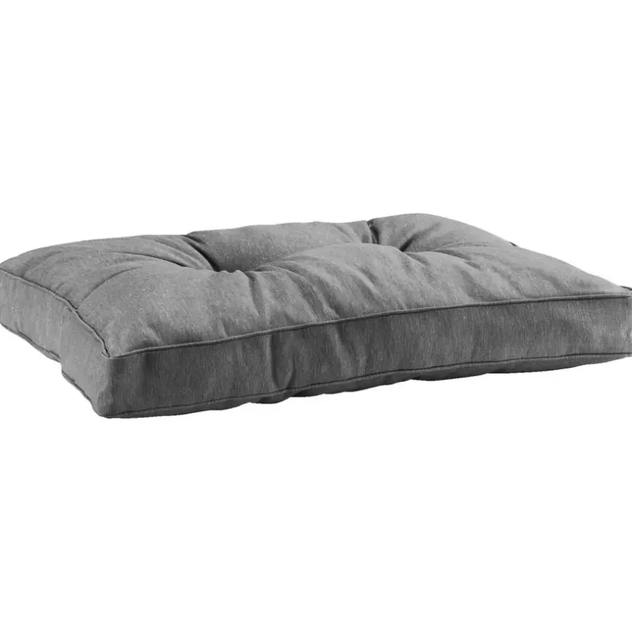 Leen Bakker Loungekussen Florence rug - grijs - 60x43 cm