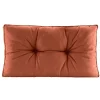 Loungekussens-Leen Bakker Loungekussen Florence rug - terracotta - 73x43 cm