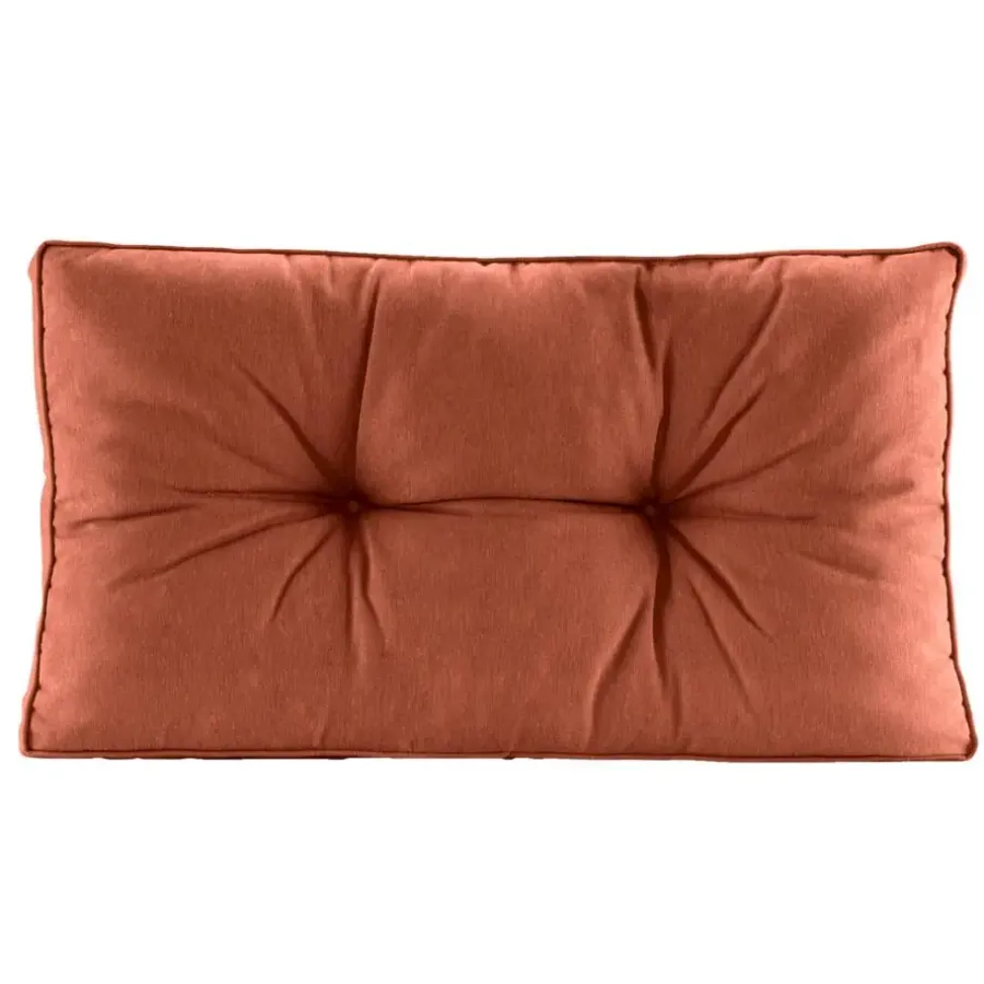 Loungekussens-Leen Bakker Loungekussen Florence rug - terracotta - 60x43 cm