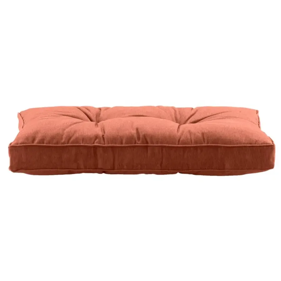 Loungekussens-Leen Bakker Loungekussen Florence rug - terracotta - 60x43 cm