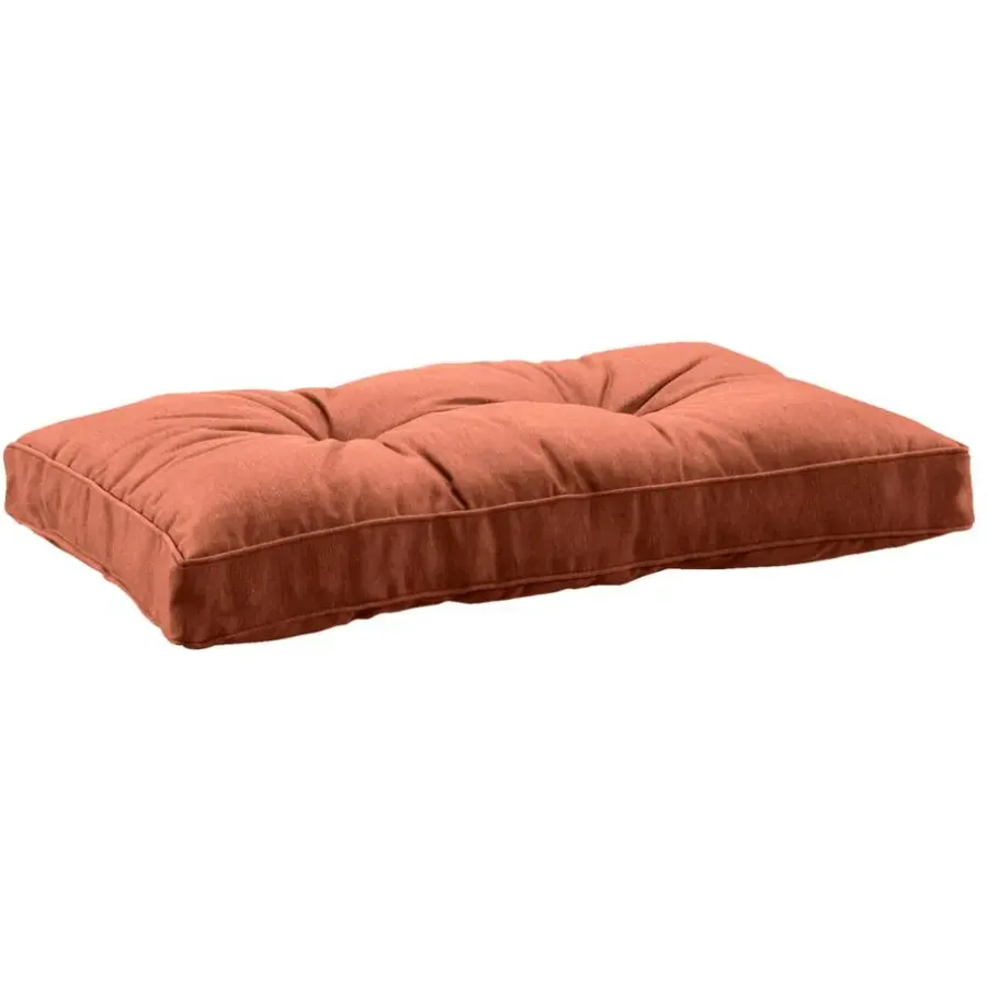 Loungekussens-Leen Bakker Loungekussen Florence rug - terracotta - 60x43 cm