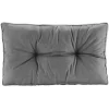 Loungekussens-Leen Bakker Loungekussen Florence rug - grijs - 73x43 cm