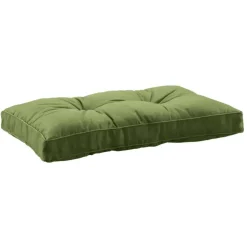 Leen Bakker Loungekussen Florence rug - donkergroen - 73x43 cm