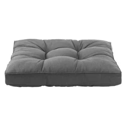 Loungekussens-Leen Bakker Loungekussen Florence zit - grijs - 73x73 cm