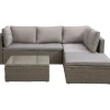 Loungesets|Loungesets-Leen Bakker Loungeset Narbonne - antraciet