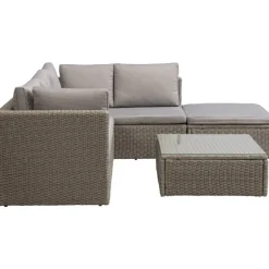 Loungesets|Loungesets-Leen Bakker Loungeset Narbonne - antraciet
