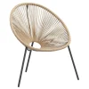 Tuinstoelen-Leen Bakker Loungestoel Formentera - naturel