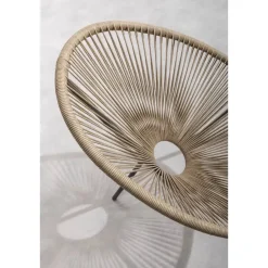 Tuinstoelen-Leen Bakker Loungestoel Formentera - naturel