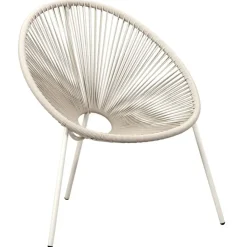 Tuinstoelen-Leen Bakker Loungestoel Formentera - zand