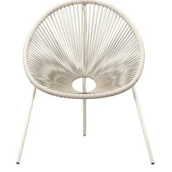 Tuinstoelen-Leen Bakker Loungestoel Formentera - zand