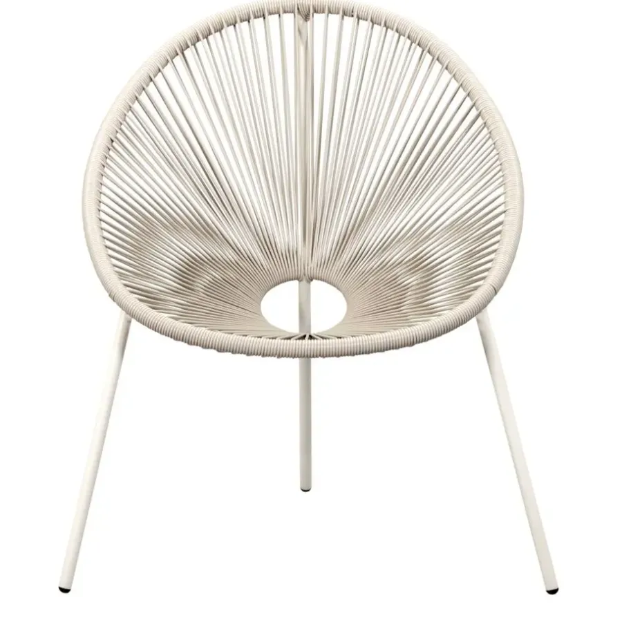 Tuinstoelen-Leen Bakker Loungestoel Formentera - zand